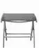 Gardissimo Windsor Hocker/Beistelltisch Aluminium Textilen Silber/Mix-Silber