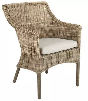 Brafab Lenora Dining-Sessel Kunstgeflecht mit Sitzkissen (3571-64-02)