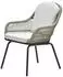 Garden Impressions Triton Dining-Loungesessel Rope Aluminium sand, 6er-Set