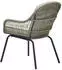 Garden Impressions Triton Dining-Loungesessel Rope Aluminium sand, 6er-Set