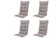 Gardenson Siena Garden 8er-Set Tampa weiß Maße (cm): B: 61 H: 109 Material-Mix