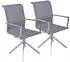 Gardenson Garden Pleasure Drehstuhl SALIDA 2er Set