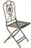 DanDiBo Metall Tecla 17921 Metallstuhl Braun Antik