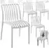 TecTake Alcudia creme 4er Set 58x47x80.50 cm