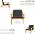 TecTake Rattan Natur Kunststoff 69x69.5x76 cm