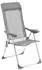 en.casa Klappstuhl-Set Hellgrau Textil Metall 57x109x67 cm
