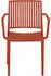 Siena Garden Stapelstuhl Rot Kunststoff 57x80x56 cm