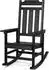 VEVOR Rocking plastic garden armchair black