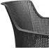Keter Elisa stackable garden armchair x6 graphite grey