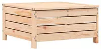 vidaXL Gartenhocker mit Kissen Massivholz Kiefer