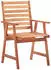 vidaXL Garten-Essstühle 4 Stk mit Kissen Massivholz Akazie 3078339