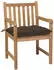 vidaXL Gartenstühle 8 Stk mit Taupe Kissen Massivholz Teak 3073081