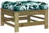 vidaXL Gartenhocker mit Kissen Kiefernholz Imprägniert 825673