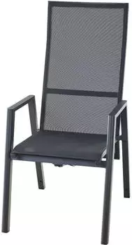 Siena Garden Sessel Bologna Move 113,5 x 56,5 x 75,5 cm Anthrazitgrau Matt