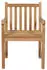 vidaXL Gartenstühle 4 Stk mit Taupe Kissen Massivholz Teak 3073012