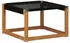 vidaXL Outdoor-Fußhocker Massivholz Akazie und Textilene Stoff Natur 900594