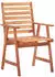 vidaXL Garten-Essstühle 4 Stk mit Kissen Massivholz Akazie 3078331