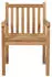 vidaXL Gartenstühle 8 Stk Graue Karomuster-Kissen Massivholz Teak 3073072