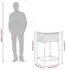 vidaXL Garten-Barhocker mit Kissen 2 Stk. Braun Poly Rattan