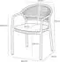 Hartman Taragona Stapelsessel Aluminium/Rope/Kunstfaser Sand