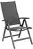 Kettler Simply Klappsessel verstellbar Aluminium/Outdoorgewebe Dunkelgrau