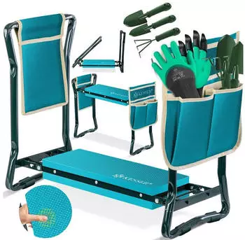 Kesser Kniebank 2-in-1 XXL klappbar, gepolstert, h&ouml;henverstellbar, bis 150kg