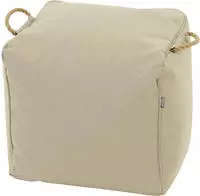 Siena Garden Sitzhocker "Integral Hocker 46 x 48 x 46 cm, Farbe walnut" Meliert,