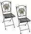HTI-Living Gartenstuhl Celia Hahn Metall 2er-Set