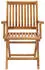 vidaXL Klappbare Gartenstühle mit Kissen 4 Stk. Teak Massivholz (3072745)