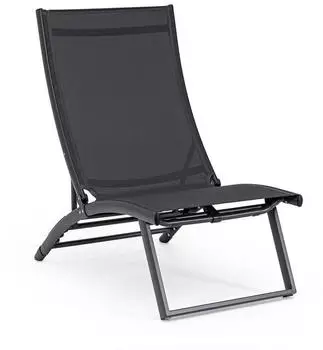 Bizzotto Taylor Loungesessel Aluminium verstellbar dunkelgrau/anthrazit (0663284)
