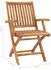 vidaXL Gartenstühle 2 Stk. Teak Massivholz beige Kissen (3062409)