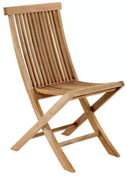 Brafab Turin Klappstuhl Teakholz, ohne Armlehne