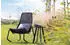 Woood Tom Outdoor-Schaukelstuhl Rattan, Schwarz (64231014-0)