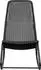 Woood Tom Outdoor-Schaukelstuhl Rattan, Schwarz (64231014-0)