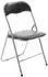 CLP Felix Klappstuhl 4er-Set Polyester schwarz/silber (317965)