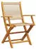 vidaXL Gartenstühle klappbar Akazienholz beige 4er-Set (3214571)