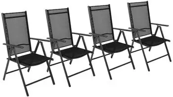 Gardenson 4er Set | Stuhl-Ma&szlig;e ca. H. 105xB. 56xT. 65 cm