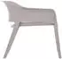 Gardenson Stuhl Giethoorn mit Armlehne 77.5x55x54.5 cm (BxTxH) hellgrau 4 Stk.