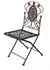 DanDiBo Metall Avis 1840 Metallstuhl Bistrostuhl Braun Antik