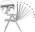 Songmics Foldable adjustable garden chair x2 grey