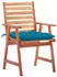 vidaXL Garten-Essstühle 3 Stk mit Kissen Massivholz Akazie 3064366