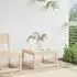 vidaXL Gartenhocker Massivholz Kiefer 844679