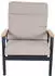 Siena Garden Cortina Loungesessel verstellbar Aluminium/Rope/Polypropylen Dunkelgrau Sand