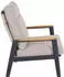 Siena Garden Cortina Loungesessel verstellbar Aluminium/Rope/Polypropylen Dunkelgrau Sand