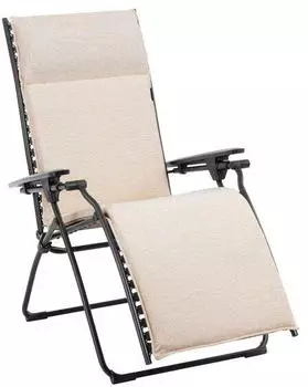 Lafuma Evolutio Niksen Relaxliege Stahl/Olefin Sand