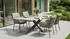 LC Home Como Gartensessel Aluminium mit Sitz- und Rückenkissen Dunkelgrau Sand 2 Stück