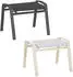 Best Cavalese Hocker ohne Armlehne, Aluminium, Sand (47761550)