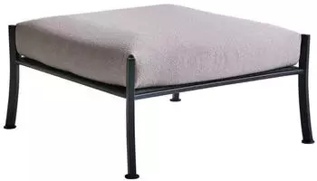 Brafab Delux Garten-Hocker Edelstahl Teddy-Olefin Beige 79x79cm (8634-8-284-79)