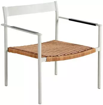 Brafab DK Loungesessel Aluminium, stapelbar, Hellgrau