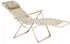 Hespéride Silos Outdoor Reclining Armchair, Epoxy-Treated Steel flax